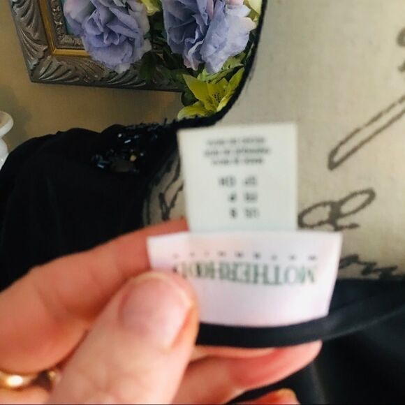 Motherhood Maternity Blouse Size Small Black - Picture 5 of 10